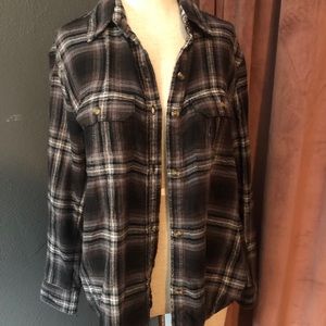 Black Oversized Flannel